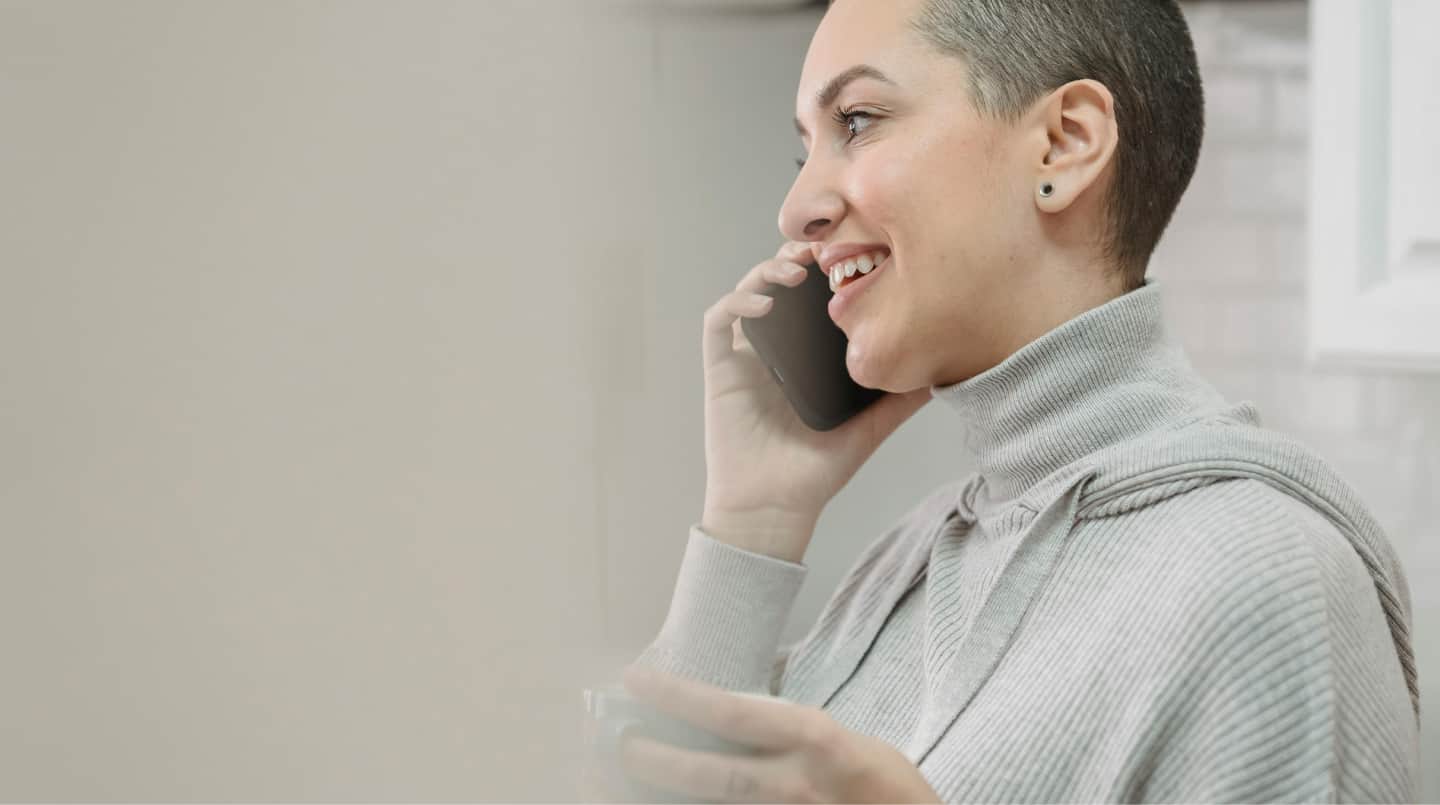 Female talking on phone