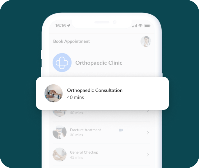 Appointment mobile screen